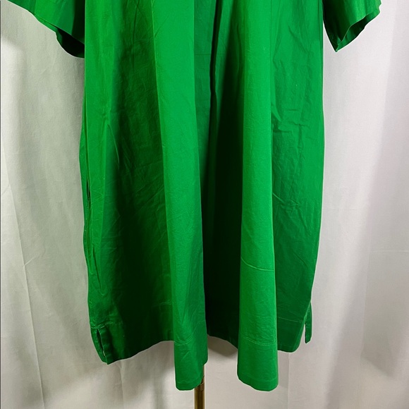 NWT Old Navy Beach Cruiser Green Short Sleeve Mini Swing Shirt Dress - Picture 8 of 16